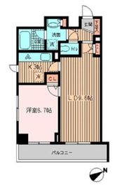 ラポール三田 301 間取り図