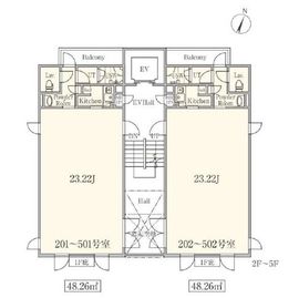 ラピス青山2 502 間取り図