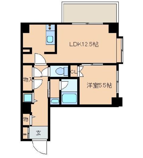 レジディア文京音羽 312 間取り図