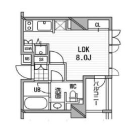 アーデン木場 601 間取り図