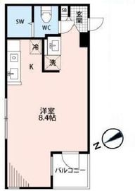 パシフィックパレス赤坂 2階 間取り図