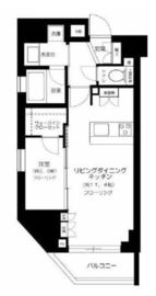 シティインデックス三ノ輪 10階 間取り図