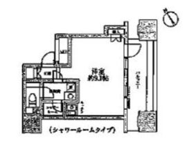 ルネ新宿御苑タワー 1204 間取り図