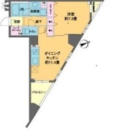 カスタリア池袋 1103 間取り図