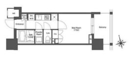 リーブルグラント西新宿 W202 間取り図