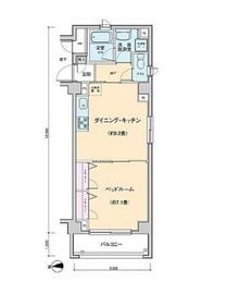 プロッシモ新宿 501 間取り図