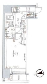 ブレシア銀座イースト 9階 間取り図