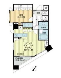 ライオンズシティ学芸大学 2階 間取り図