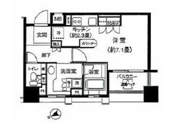 ファミール新宿グランスイートタワー 3階 間取り図