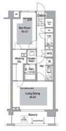 コンフォリア下落合 402 間取り図