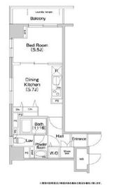 コンフォリア銀座イースト弐番館 402 間取り図