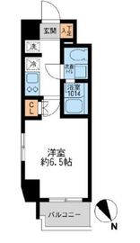 アーデン門前仲町 505 間取り図