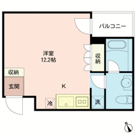 アリス・マナーガーデン銀座ウォーク 401 間取り図