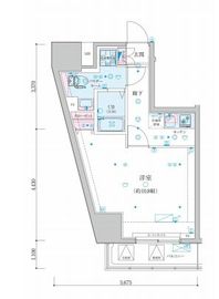 ジェノヴィア渋谷笹塚スカイガーデン 2階 間取り図