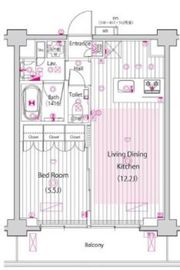 ガーラ大井町グランドステージ 3階 間取り図