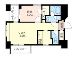 エスティメゾン恵比寿2 201 間取り図