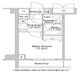 コンフォリア豊洲 218 間取り図