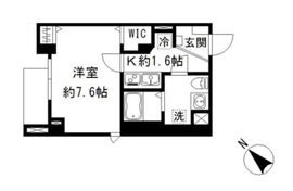 ジョカットロ蔵前 101 間取り図