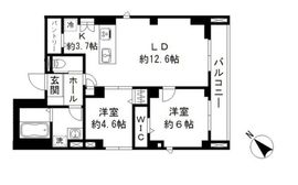 ジョカットロ蔵前 301 間取り図