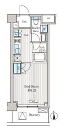 オアーゼ品川レジデンス 504 間取り図