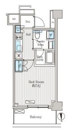 オアーゼ品川レジデンス 523 間取り図