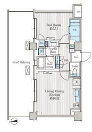 オアーゼ品川レジデンス 612 間取り図