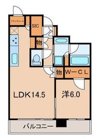 パークシティ中央湊ザタワー 9階 間取り図