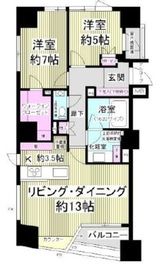 ピアース白金台 5階 間取り図