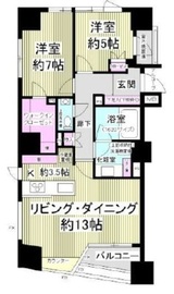 ピアース白金台 5階 間取り図