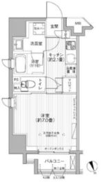 ファーストリアルタワー新宿 2002 間取り図