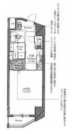 シティインデックス武蔵小山 2階 間取り図