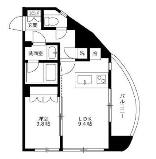 ダイナシティ中野中央 11階 間取り図