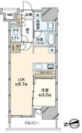 リビオレゾン上野 3階 間取り図