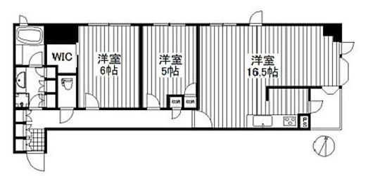 パークホームズ三軒茶屋アーバンレジデンス 8階 間取り図