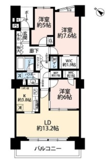 シティタワー品川 29階 間取り図