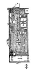 プレール・ドゥーク蔵前 413 間取り図