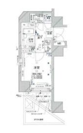 コンシェリア新橋 505 間取り図