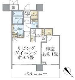 パークシティ武蔵小山ザタワー 6階 間取り図