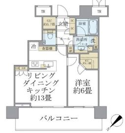 パークシティ武蔵小山ザタワー 7階 間取り図