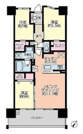 オークプレイス豊洲 4階 間取り図