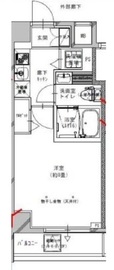 シュロスミーナ神楽坂 602 間取り図