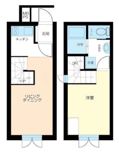 ラピス原宿3 4F2 間取り図
