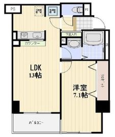 プロスペクト日本橋本町 1301 間取り図