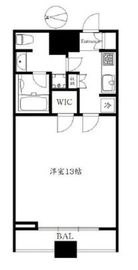 コンシェリア西新宿タワーズウエスト 8階 間取り図