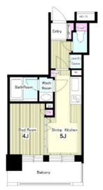 ライオンズマンション西麻布シティ 304 間取り図