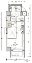 ステージグランデ元浅草 12階 間取り図