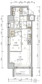 ステージグランデ元浅草 12階 間取り図