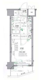 パレステュディオ渋谷ウエスト 8階 間取り図