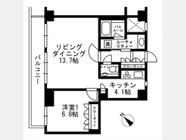 アーバンパーク代官山2 409 間取り図