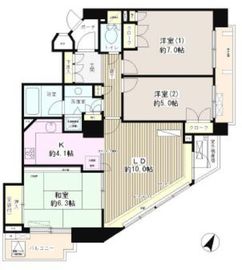 茗荷谷パークホームズ 3階 間取り図